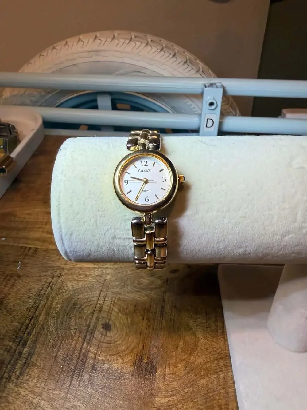 Carriage by Timex Women's Two-Tone Quartz Round Dial Watch
